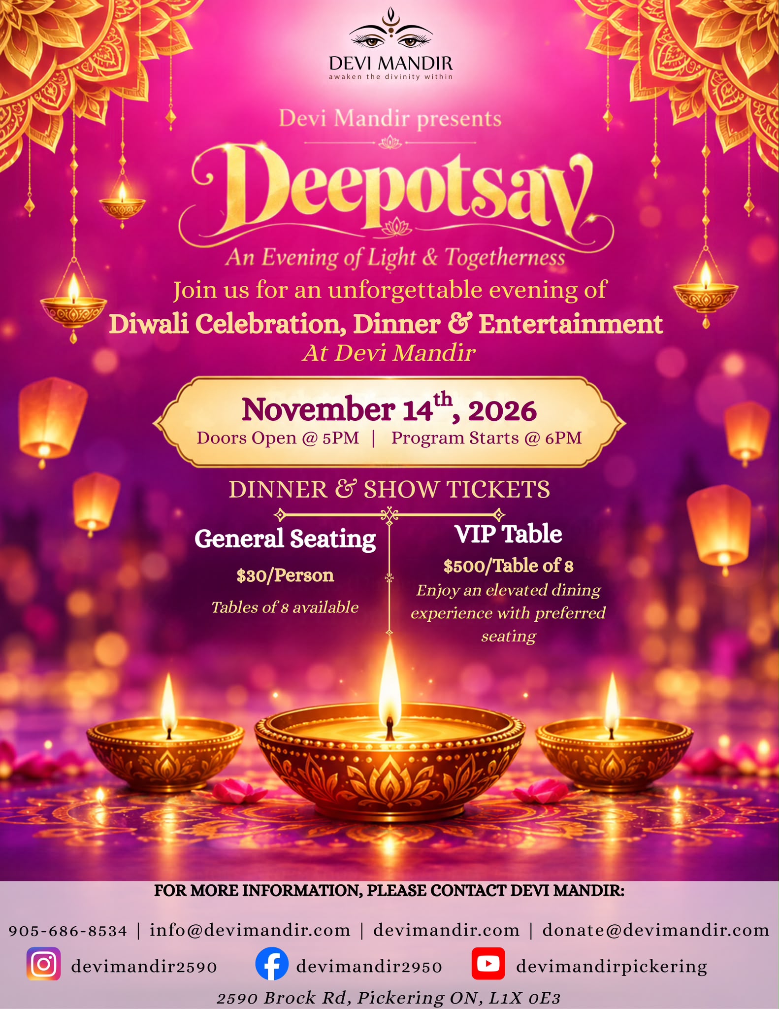 Deepotsav - November 14, 2026